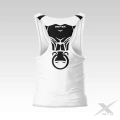 Biały tank-top męski do ćwiczeń White Bull