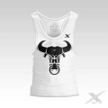 Biały tank-top męski do ćwiczeń White Bull
