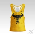 Żółty tank top męski do ćwiczeń Yellow Bull