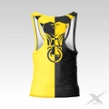 Czarno-żółty tank top męski Bull Black/Yellow