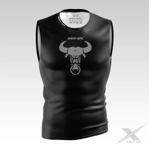 Bull Black Koszulka Treningowa Męska Bez Rękawków