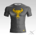 Szary T-shirt treningowy Gray Bull