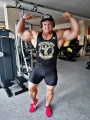 Koszulka OLD SCHOOL BODYBUILDING  golden black TANK TOP męski
