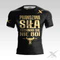 Czarna koszulka treningowa z napisem