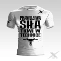 Biała koszulka treningowa Technika