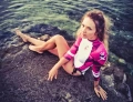 Termoaktywny biały Rashguard damski X White