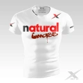 Biała koszulka sportowa dla dzieci Natural Mass
