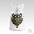 Biały tank top treningowy męski Viking