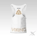 Biały tank top treningowy męski Viking