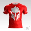 Czerwony t-shirt treningowy Spartan