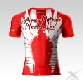 Czerwony t-shirt treningowy z motywem Husarii