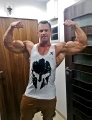 Biały tank top męski sportowy Spartan