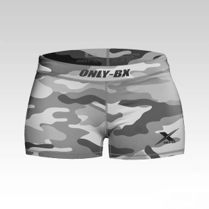 Camo Mono Krótkie Spodenki Kompresyjne Damskie