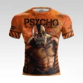 Pomarańczowa Koszulka Treningowa Psycho