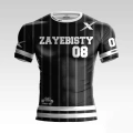 Czarna koszulka na trening Zayebisty