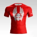 Czerwony t-shirt treningowy z motywem Husarii