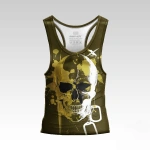 Military Skull Tank-Top Męski