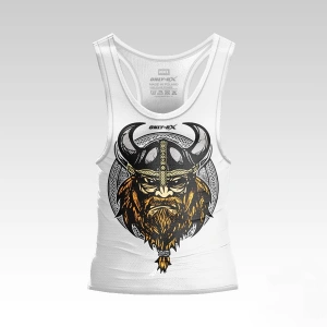 Viking White Tank Top Męski