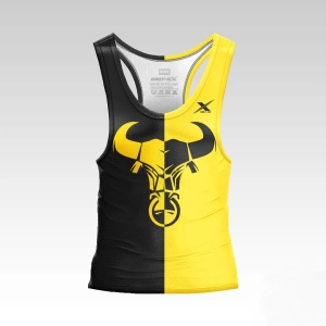 Bull Black / Yellow Tank Top Męski