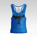 Niebieski tank top do ćwiczeń Blue Bull