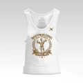 Biały tank top męski Old School