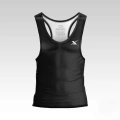 Czarny tank-top męski