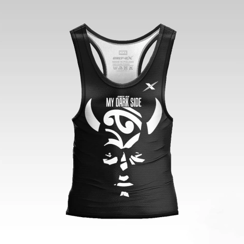 Czarny Tank top treningowy męski My Dark Side