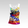 Tank Top na siłownię z nadrukiem Comix Heroes