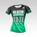 Seledynowa koszulka damska Nie Jestem na Sterydach