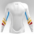 Biały Rashguard kompresyjny Damski Stripes Rashguard-stripes-Pastele-tyl.jpg