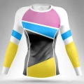 Biały Rashguard Damski Retro Rashguard-retro-pastel-przod.jpg