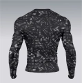 Koszulka rashguard męski z nadrukiem Glass