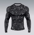 Koszulka rashguard męski z nadrukiem Glass