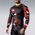 Koszulka rashguard męska z nadrukiem Poison