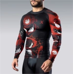 Koszulka rashguard męska z nadrukiem Poison