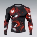 Koszulka rashguard męska z nadrukiem Poison