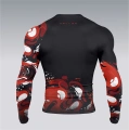 Koszulka rashguard męska z nadrukiem Poison