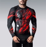 Czarny Rashguard z długim rękawem Nightwolf