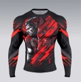 Czarny Rashguard z długim rękawem Nightwolf