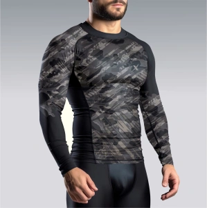 Wytrzymały rashguard do boksu Camo