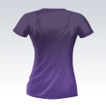 Koszulka treningowa damska Basic Violet Koszulka treningowa BASIC VIOLET tył.jpg