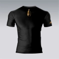 Czarna koszulka treningowa męska Spartan Only Gold spartan only gold koszulka tył.jpg