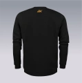 Czarna bluza na siłownię SPARTAN GOLD Bluza męska na siłownię SPARTAN GOLD-tył .png