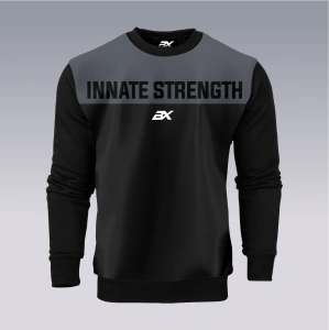 Czarna bluza  męska STRENGHT 