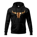 Czarna bluza kangurka dla mężczyzn BULL  bull-przod.jpg