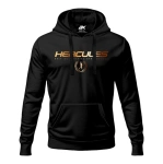Czarna bluza kangurka dla mężczyzn HERCULES