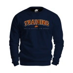 Granatowa bluza męska z napisem TRAINING
