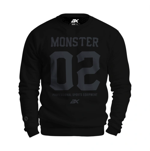 Czarna bluza termoaktywna męska Monster