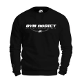 Czarna bluza męska z napisem GYM ADDICT Czarna bluza męska z napisem GYM ADDICT.png
