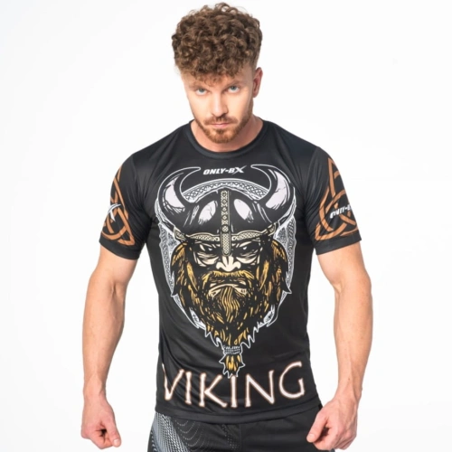 Męska koszulka Viking BLACK t-shirt CLASSIC ONLY-BX